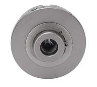SEAFRONT 4 Jaw Lathe Chuck, Steel Reversible Self Centering Chuck with 2 Levers, 2.5in Diameter, Suitable for Woodworking and Industrial Applications
