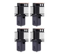 SEAFRONT 4 Pcs 0.6mm Hotend Print Head Extruder Hot End Integrated Replacement 48W Ceramic Heating Rod All Metal Hardened Steel Ti Alloy for Snapmaker U1 3D Printer