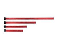 SEAFRONT 4 Piece Set Triangular Scale Ruler 6 8 12 20 Inch Architectural Engineer Ruler Aluminum Alloy Woodworking Measuring with Imperial Scales for Woodworking Projects