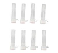 SEAFRONT 500pcs 1.5ml Microcentrifuge Tubes with Snap Caps, Polypropylene Material, Leakproof Design, Ideal for DNA Extraction and Clinical Research (Flat Bottom)