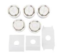 SEAFRONT 5PCS 3D Printer Feet Pads Spring Damping Non Slip Rubber Kit Multi Angle Cushioning Anti Vibration Feet Pads Fit for Lab A 1 Printer with Textured Design
