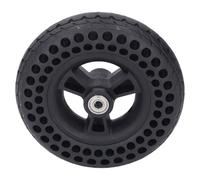 SEAFRONT 7 Inch Wheelchair Wheel TPE Rubber Non Slip Replacement Front Wheel with High Elasticity Abrasion Resistant for Electric Wheelchairs Walkers Rolling Cars