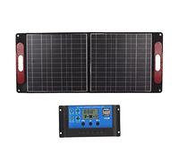 SEAFRONT 80W Folding Solar Panel, Monocrystalline Solar Charger, 18V Portable Power for Camping and Hiking