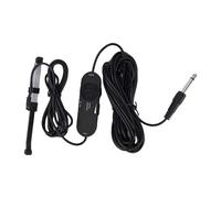 SEAFRONT Acoustic Guitar Pickup Clip On Soundhole Microphone with ABS Preamp Volume Control No Drill Fit for 36 to 41 Inch Folk Guitar for Practice Recording Performance