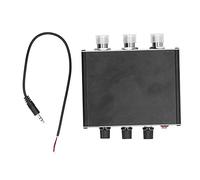 SEAFRONT Adjustable Signal Canceller QRM Eliminator Aluminum Shell with PTT Control and Dial Knob for HF Antenna Noise Cancellation 1.8MHz 30MHz Frequency Range