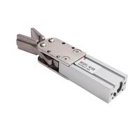 SEAFRONT Air Gripper Pneumatic Cylinder 16mm Stroke Single Acting Carbide Pneumatic Finger Cylinder with High Locking Force 1KN for Injection Machine and Production Line