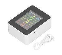 SEAFRONT Air Quality Monitor Air Detector Color PM2.5 Tester HCHO CO2 Detector for Indoor with LCD Display Infrared Sensor with One Key Calibration