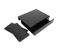 SEAFRONT Aluminum Alloy Project Box Enclosure, Split Type Sandblasted Surface for GPS Circuit Board, Industrial Equipment Housing with Lightweight Rugged Design 80x160x200mm (sandblasted oxidized