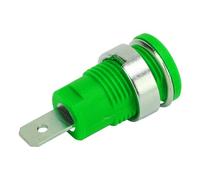 SEAFRONT Banana Socket, 4mm High Current Discharge Long Life Red Copper Material, with Excellent Transmission Performance, for Electronic Test Accessories (Green)