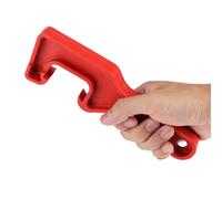 SEAFRONT Bucket Opener Plastic Pail Opener, Durable Paint Can Tool, Easy Opening for Home Garage Office Use (Red)