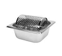SEAFRONT Butter Spreader Roller, 304 Stainless Steel Butter Roller for Burger Buns and Hot Dog Rolls, Detachable 2 Piece Design, 7.1 X 6.5 in for BBQ Camping Griddle Prep