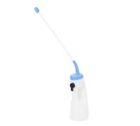 SEAFRONT Calf Feeding Bottle, Food Grade Plastic Milk Nursing Feeder 2.5L with Handle and Nipple Valve, Colostrum Feeding Device for Calves Lambs and Young Animals