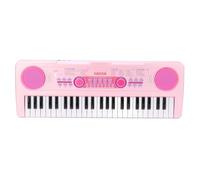 SEAFRONT Child Music Keyboard, 49 Key Keyboard Piano for Kids, 100 Rhythms Tones, Microphone Input Built in USB Powered Lithium Battery