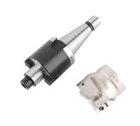SEAFRONT CNC Milling Cutter Holder Collet Chuck High Grip, New Coating Technology, Good Oxidation High Temperature, BAP400R-50-22-4T Milling Cutter with APMT1604 Inserts, Screw Offset (#2)