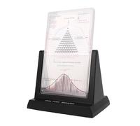 SEAFRONT Desk Galton Board Physics Lab Teaching Tool Hands On Math Teaching Aid with 2800 Steel Beads Probability Demonstration Model with Bell Curve for Physics Education