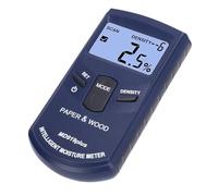 SEAFRONT Digital Wood Water Meter Concrete Moisture Detector Wall Humidity Tester with Backlit Display Auto Off for Wood Concrete Paper Air Humidity