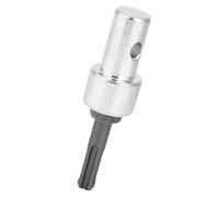 SEAFRONT Earth Auger Adapter for Electric Drill, Metal, Connects Round Shank, Durable Drill Bit for Garden and Use