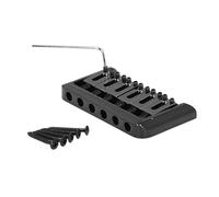 SEAFRONT Electric Guitar Hardtail Bridge Metal Fixed Bridge 6 String Guitar for Telecaster with Hex Wrench Screws 52mm String Spacing 76x44x9.5mm