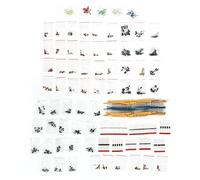 SEAFRONT Electronics Component Fun Kit, Metal Film, Ceramic Capacitors, Transistors, Diodes for Circuit Projects