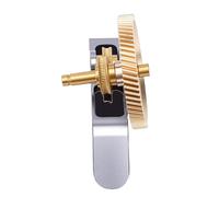 SEAFRONT Extruder Gear Kit Extruder Gear Set Assembly for A1 A1 Mini 3D Printer All Metal with Hardened Steel Golden Nano Coating Lightweight Spur Brass Reduction