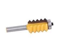 SEAFRONT Finger Joint Router Bit Glue Milling Cutter 45# Steel 8mm Shank CNC Ground Mirror Smooth 4 Cutting Lengths Anti Kickback Design for Woodworking Tenoning (8*30mm)