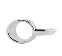 SEAFRONT Fog Light Cover Chrome Plated ABS Fog Lamp Protector Replacement Front Bumper Bezel Trim Easy Installation Enhanced Look for 208 2012 2018 Drivers (Left OE: 1608110880)