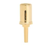 SEAFRONT French Horn Mouthpiece Pressure Reducing Valve, Brass Material, Adjustable Pressure Tool for Breath Control and Playing Ease for French Horn Players (Gold)