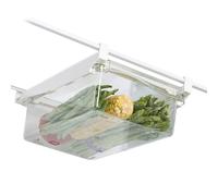 SEAFRONT Fridge Storage Bin Drawer, Food Grade Plastic, Elegant Design and Versatile Organizer for Kitchen, Refrigerator, Family Use, 12 X 7.8 X 3.74 in