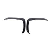 SEAFRONT Front Bumper Side Splitter High Stability Enhancer for X5 F15 M Sport 2014-2018, Sporty Design 2 Pack (Glossy Black)