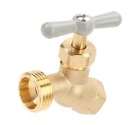SEAFRONT G3/4 Hose Bibb Brass Plumbing Fitting G1/2in DN15 Female Thread G3/4in DN20 Male Thread Quick Opening Ball Valve