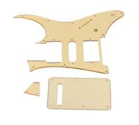 SEAFRONT Gold Guitar Pickguard, HSH Double Coil Scratch Plate for ST Electric Guitars, Enhance Guitar's Aesthetic Appeal, Defend From Scratches, Fits RG250 Style 7 V