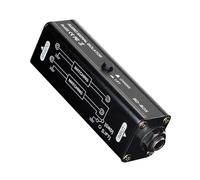 SEAFRONT Ground Loop Isolator Ground Loop Noise Isolator Noise Eliminator for Sound System Mic Players Vehicle Speaker DJ Studio with Aluminum Alloy 6.35mm Sound Interface