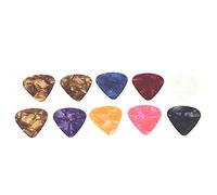 SEAFRONT Guitar Pick, Celluloid UltraThin Picks with 3 Thickness Options for Young Guitarists, for Acoustic and Electric Instruments (for 10pcs)