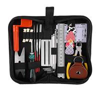 SEAFRONT Guitar Tool Kit with Carry Bag Metal and Plastic Repairing Set 200 X 100 X 50mm for String Change Intonation Setup and Cleaning for Electric Bass Banjo Ukule