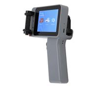 SEAFRONT Handheld Inkjet Printer Date Printing Machine Inkjet Coder 4.3 Inch Touchscreen Multifunctional Compact Coding Machine Silver HD LED