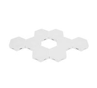 SEAFRONT Hexagon LED RGB Hex Wall Lights Music Sync Voice Control 16 Million Colors Game Room RGB Lights for Synchronized Enhancing Music