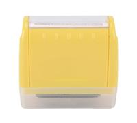 SEAFRONT ID Protector Ink Roller Stamp ABS Identity Protection Roller with 3 Refills Portable Privacy Concealer for Hiding Address on Mail Invoices Documents Checks