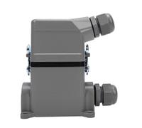 SEAFRONT Industrial Connector, 6 Pin, , 16A Side Entry | Heavy Duty Socket, Cast Aluminum Alloy Housing, Brass Silver Plated Contacts, for Solar and Power Equipment