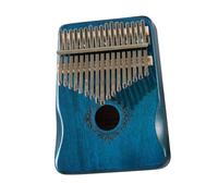 SEAFRONT Kalimba Thumb Piano, Mahogany Material, Pleasant Sound, Portable 17 Keys Thumb Instrument for Kids and Beginners (Royal Blue)