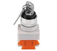 SEAFRONT Key Operated Switch, Plastic 2 Position Selector Switch for Electromagnetic Starters with 5A Control for Industrial Applications