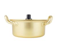 SEAFRONT Korean Yellow Aluminum Ramen Noodle Pot Safe and Convenient for Home Kitchen Cooking for Noodle Lovers (#1)