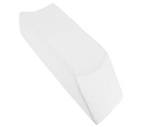 SEAFRONT Leg Elevation Pillow, Soft Sponge Positioning Wedge Pillow for Leg Pain Relief, Elevates Lower Limbs for Side Sleepers with Washable Cover (White)