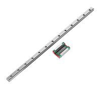 SEAFRONT Linear Guide Rail Bearing Steel Linear Motion Rail LML9B 9mm Width with Slide Block 4 Point Load Design Lubrication System for Automatic Equipment Precision Measuring Machines (260)