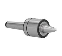 SEAFRONT Live Center 60 Degree MK2 Morse Taper 0.01mm Accuracy | High Speed Steel Cone, 40Cr Steel Body, Woodworking Lathe Tool, CNC Lathe Compatible, Tailstock Support, 34mm Tip