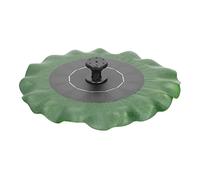 SEAFRONT Lotus Leaf Floating Fountain Solar Pump Water Bird Bath Small Pond Fish Tank Outdoor ABS Floating Solar Powered Fountain Low Water Protection Garden Water Fountain Pump With 8PCS Nozzles