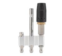 SEAFRONT M5 Twist Nozzle 3 in 1 Adjustable Downstream Soft Wash Nozzle with 1/4in Quick Connect for Pressure Washer 3-7 GPM