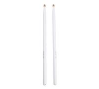 SEAFRONT Maple Drum Sticks High Strength for Various Music Styles 1 Pair for Beginners 5A Practice Drum Sticks Ergonomic Design Innovation Rebound Consistent Feel (White)