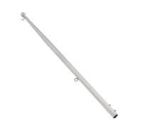 SEAFRONT Marine Yacht Flag Pole Longable Stainless Steel Flagstaff 610 Mm Long Various Applications for Boats (Small Ball Head 20mm / 0.8in)