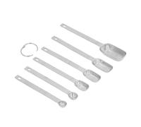 SEAFRONT Measuring Spoon Set Stainless Steel Metal Measuring Spoons 6PCS