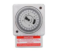 SEAFRONT Mechanical Timer 16A 24 Hour Cycle 15 Minutes Interval Industrial Timer Quartz Motor Type PC Material Suitable for Various Applications